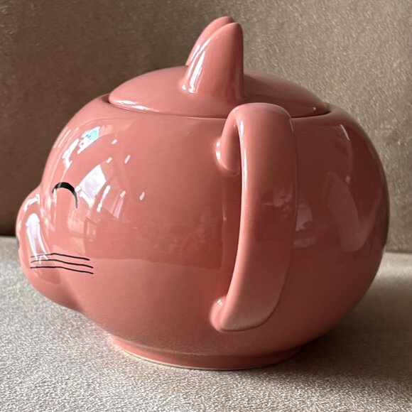 Pink Cat Ceramic Teapot - Picture 2 of 6